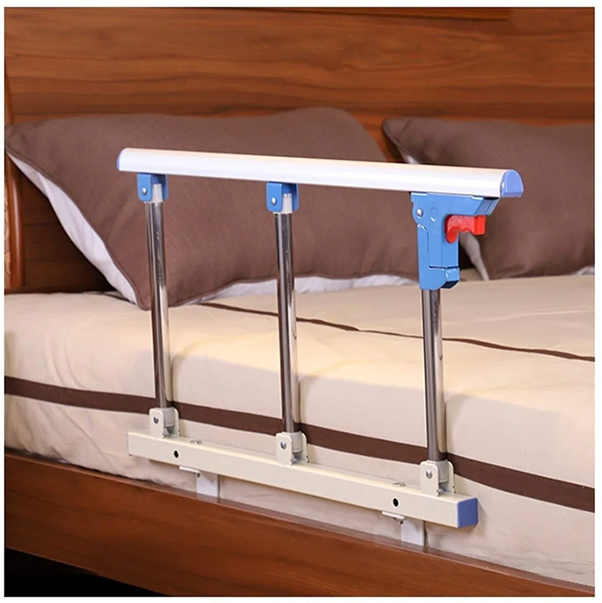 Garde latérale pour barrière de lit pour Personnes âgées, barrières de sécurité pour lit pour Personnes âgées, Supports de Rail de sécurité réglables pour lit Senior, Barre d'appui