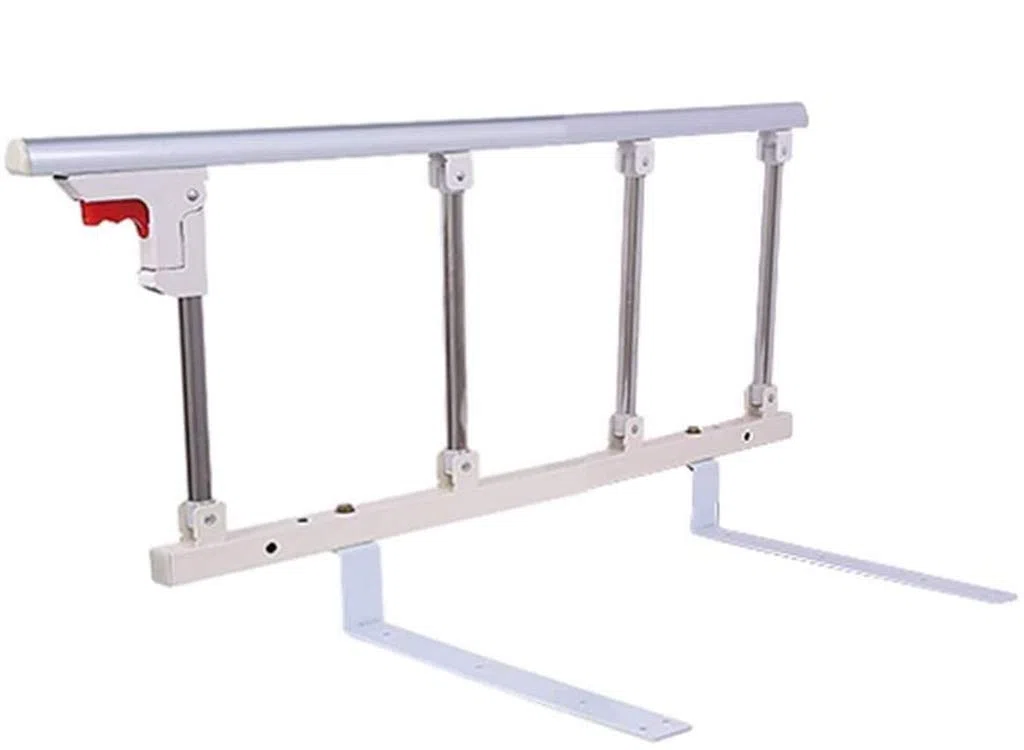 Barrière de lit, barrière de sécurité pour Personnes âgées, barrière de lit pour Personnes âgées, poignée d'assistance, Barre de sécurité en métal, 3 Tailles en Option 95X40Cm/95 *