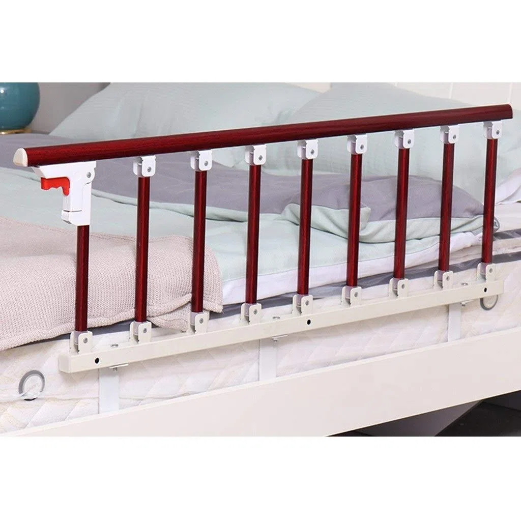 Garde latérale pour barrière de lit Pliable pour Personnes âgées Garde latérale de sécurité pour Personnes âgées Poignée d'assistance Garde-Corps de lit pour handicapés Barre de pa