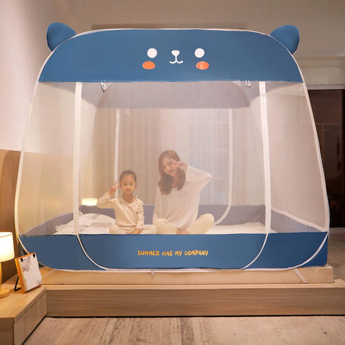 Moustiquaire de lit, anti-morsure, pliable, moustiquaire portable, pour la maison, le camping, les voyages, montage facile, 1,8 m x 2 m