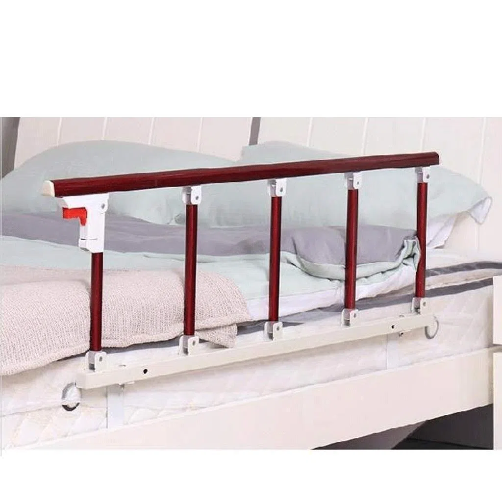 Poignées et barrières de sécurité pour lit Barrière de lit Pliable Protection latérale de sécurité pour Personnes âgées Poignée d'assistance Garde-Corps de lit pour handicapés Barr