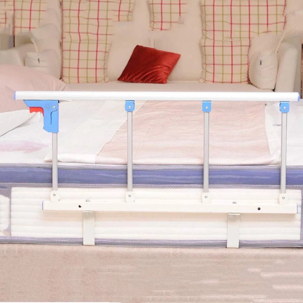 Garde-Corps latéral pour lit de Personnes âgées, barrières de sécurité pour Tout-Petits, bébés, Adultes, Tout-Petits handicapés, poignée d'assistance Pliable Portable, Barre de par